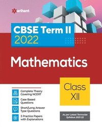 bokomslag CBSE Term II Mathematics 12th