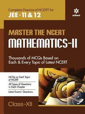 Master the Ncert for Jee Mathematicsvol.2 1