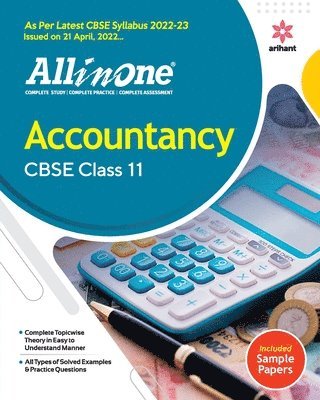 Cbse All in One Accountancy Class 11 2022-23 Edition (as Per Latest Cbse Syllabus Issued on 21 April 2022)