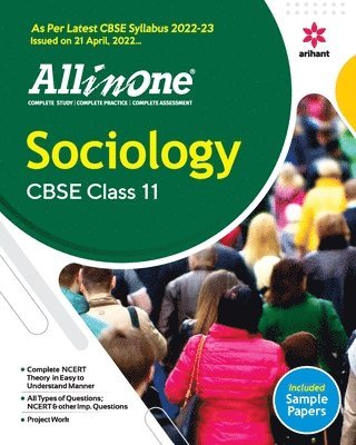 bokomslag Cbse All in One Sociology Class 11 2022-23 (as Per Latest Cbse Syllabus Issued on 21 April 2022)