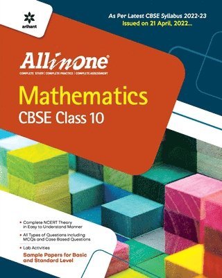 bokomslag Cbse All in One Mathematics Class 11 2022-23 (as Per Latest Cbse Syllabus Issued on 21 April 2022)