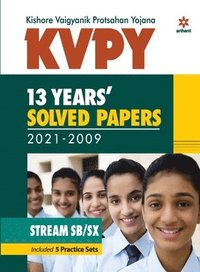 bokomslag Kvpy 13 Years Solved Papers 2021-2009 Stream Sb/Sx