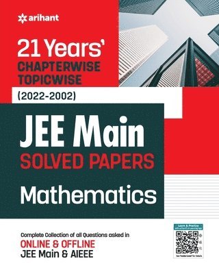 bokomslag 21years Chapterwise Topicwise (2022-2002) Jee Main Solved Papers Mathematics