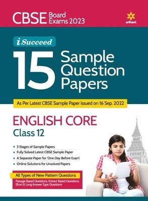 Cbse Board Exams 2023  I-Succeed 15 Sample Question Papers English Core Class 12th 1