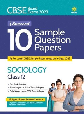 bokomslag CBSE Board Exams 2023 I Succeed 10 Sample Question Paper SOCIOLOGY Class 12