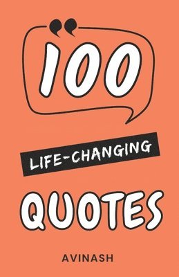 bokomslag 100 Life Changing Quotes