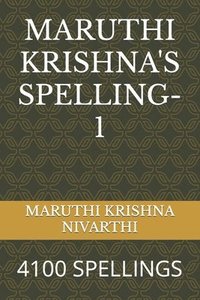 bokomslag Maruthi Krishna's Spelling-1