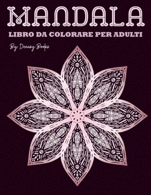 Mandala Libro da colorare per adulti 1