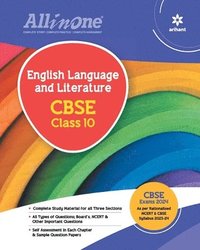 bokomslag All In One Class 10th English Language and Literature for CBSE Exam 2024