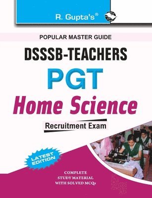 bokomslag Dsssb Teachers Pgt Home Science