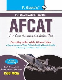 bokomslag Afcat (Air Force Common Admission Test) Exam Guide