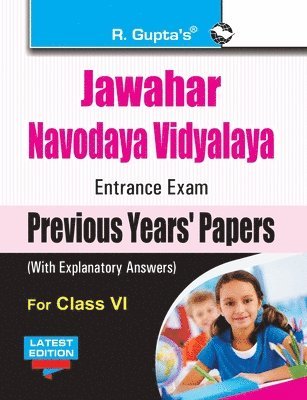 Jawahar Navodaya Vidyalaya (JNV) Entrance Exam (Class VI) 1