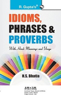 bokomslag Idioms, Phrases & Proverbs with Hindi Meanings & Usage