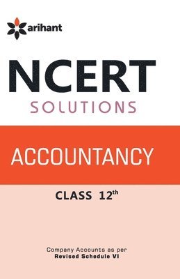 bokomslag NCERT Solutions Accountancy XII