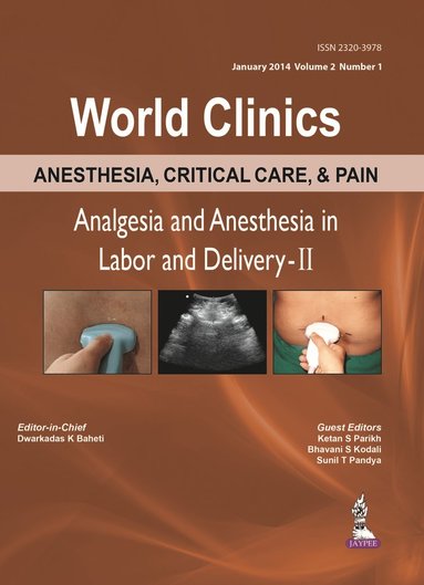 bokomslag World Clinics: Anesthesia and Analgesia in Labour and Delivery-II