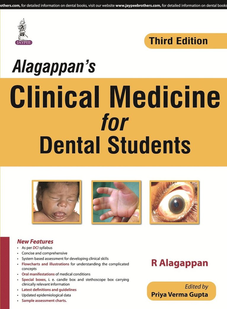 Priya Verma Gupta - Alagappan's Clinical Medicine for Dental Students, Häftad