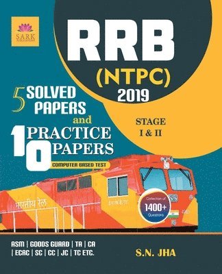 bokomslag Rrb Ntpc 5 Solved and 10 Practice Papers 2019