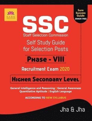 Jha and Jha - Ssc Higher Secondary Level Phase VIII Guide 2020, Häftad