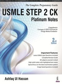 bokomslag USMLE Platinum Notes Step 2 CK