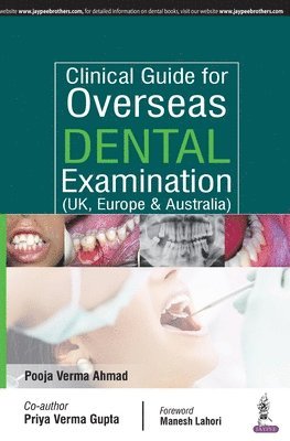 bokomslag Clinical Guide for Overseas Dental Examination (UK, Europe & Australia)