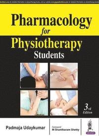bokomslag Pharmacology for Physiotherapy Students