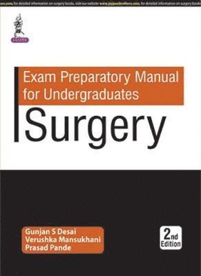 Exam Preparatory Manual for Undergraduates: Surgery 1