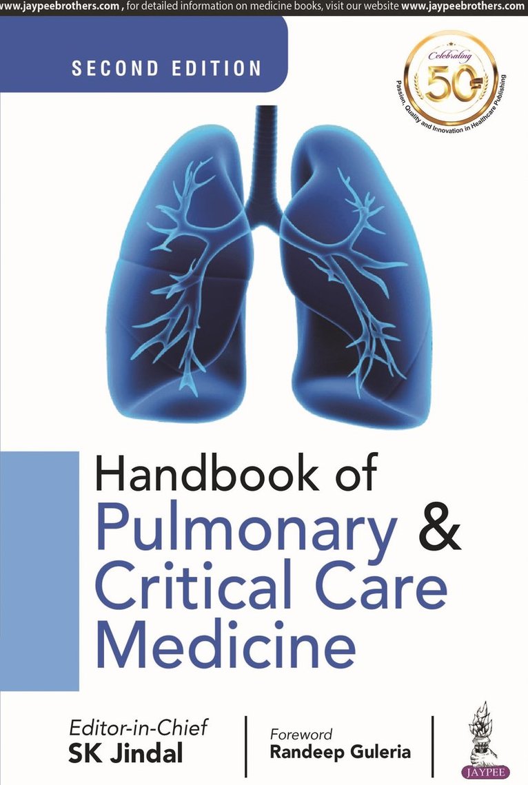 SK Jindal - Handbook of Pulmonary & Critical Care Medicine, Häftad