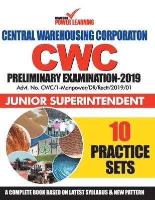 Central Warehousing Corporation - Preliminary Examination - Junior Superintendent - 10 PTP 1