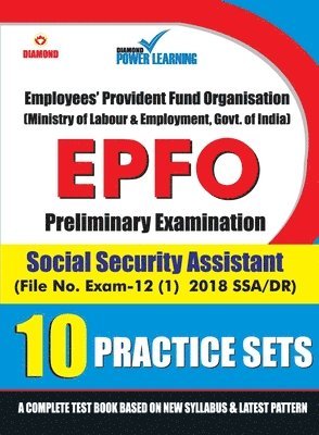 bokomslag EPFO - Preliminary Examination - Social Security Assistant - 10 PTP