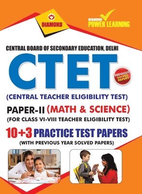 Diamond Power Learning Team, Diamond Power Learning Team - CTET Previous Year Solved Papers for Math and Science in English Practice Test Papers (केंद्रीय शिक्षक पात्रता पर&#236, Häftad