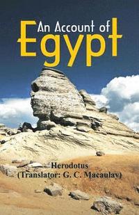 bokomslag An Account of Egypt