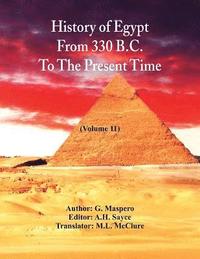 bokomslag History Of Egypt From 330 B.C. To The Present Time,