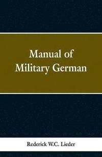 bokomslag Manual of Military German