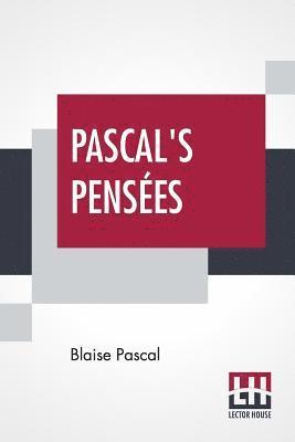 Blaise Pascal - Pascal's Pensees, Häftad