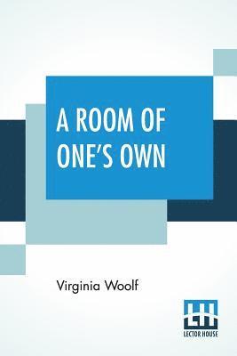 Virginia Woolf - Room Of One's Own, Häftad