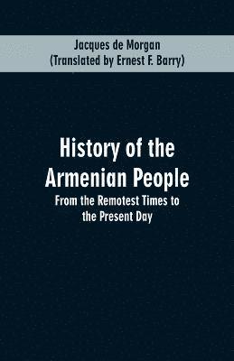 bokomslag History of the Armenian People