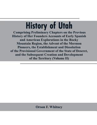 bokomslag History of Utah