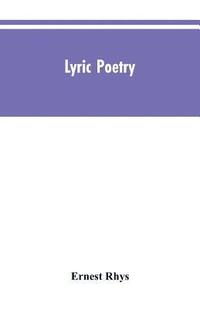 bokomslag Lyric poetry