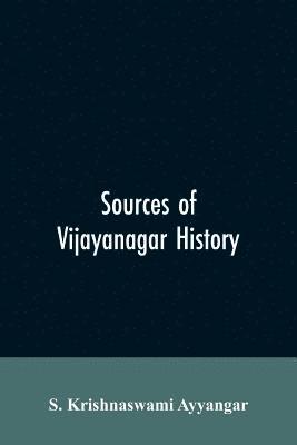 bokomslag Sources of Vijayanagar History