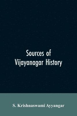 bokomslag Sources of Vijayanagar History