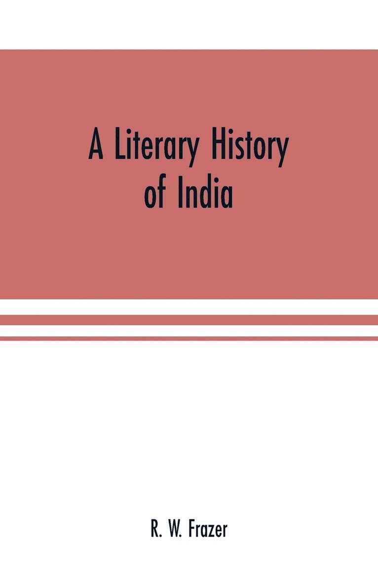 literary history of India