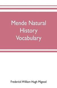 bokomslag Mende natural history vocabulary