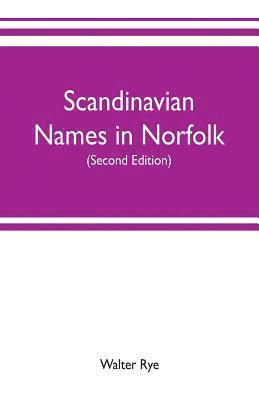 bokomslag Scandinavian names in Norfolk