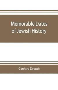 bokomslag Memorable dates of Jewish history
