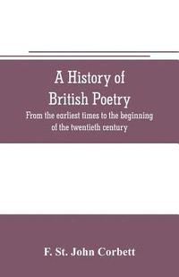 bokomslag A history of British poetry