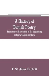 bokomslag history of British poetry