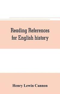 bokomslag Reading references for English history