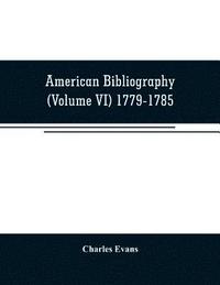 bokomslag American bibliography