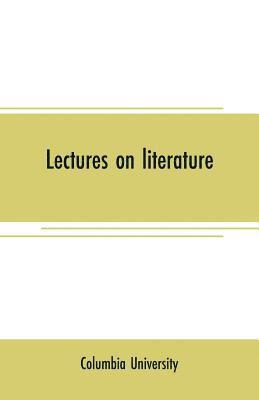 Lectures on literature 1