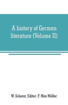 A history of German literature (Volume II) 1